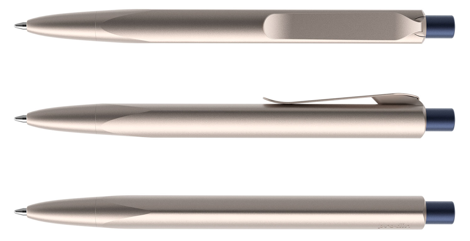 Prodir Kugelschreiber MS8 PSS S03 S63 Silk-Cobalt Blue