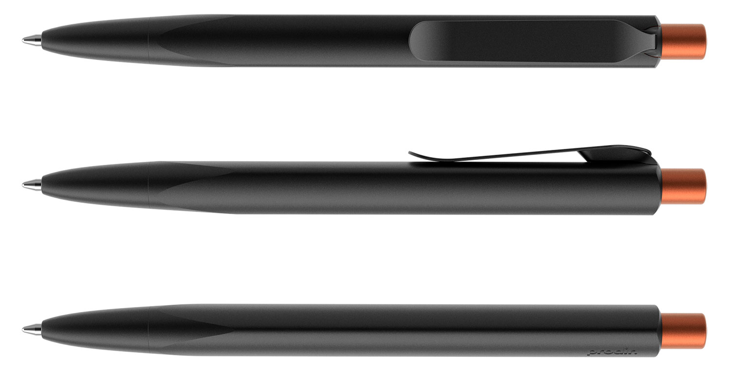 Prodir Kugelschreiber MS8 PSS S80 S15 Black-Canyon Orange