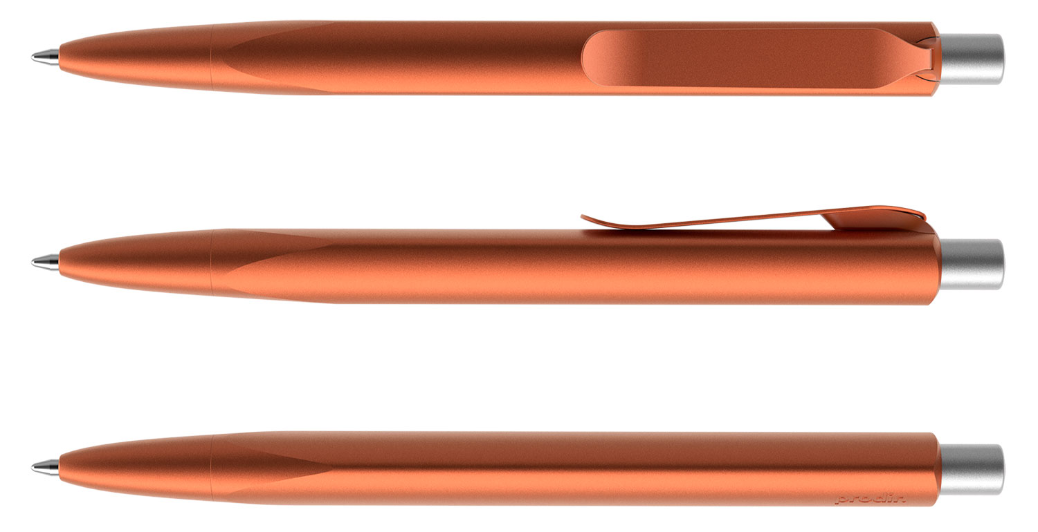 Prodir Kugelschreiber MS8 PSS S15 S70 Canyon Orange-Silver