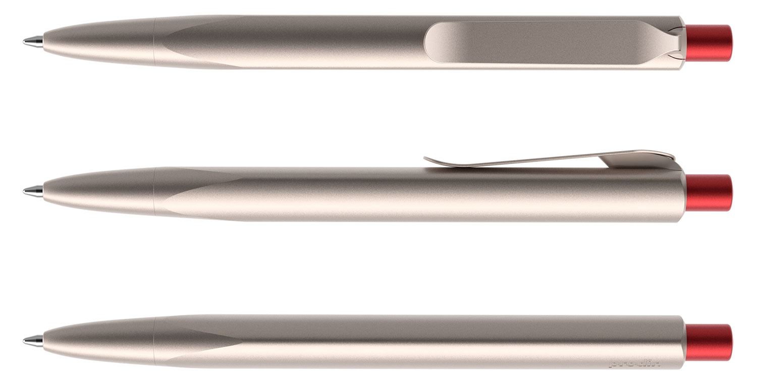 Prodir Kugelschreiber MS8 PSS S03 S16 Silk-Red Jasper
