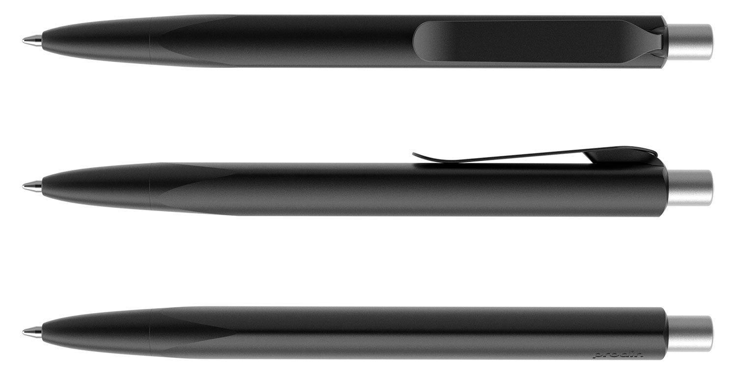 Prodir Kugelschreiber MS8 PSS S80 S70 Black-Silver