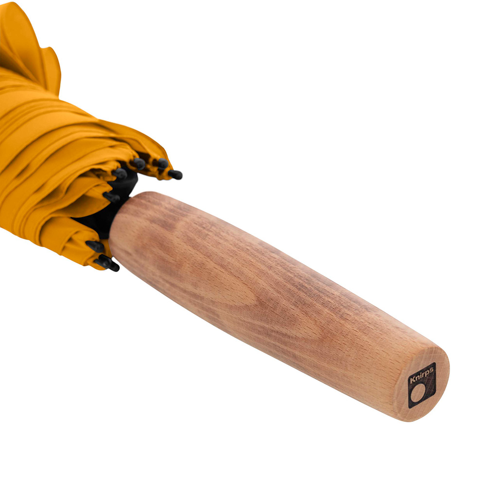 Knirps® Schirm Timber Stick Automatic Curcuma