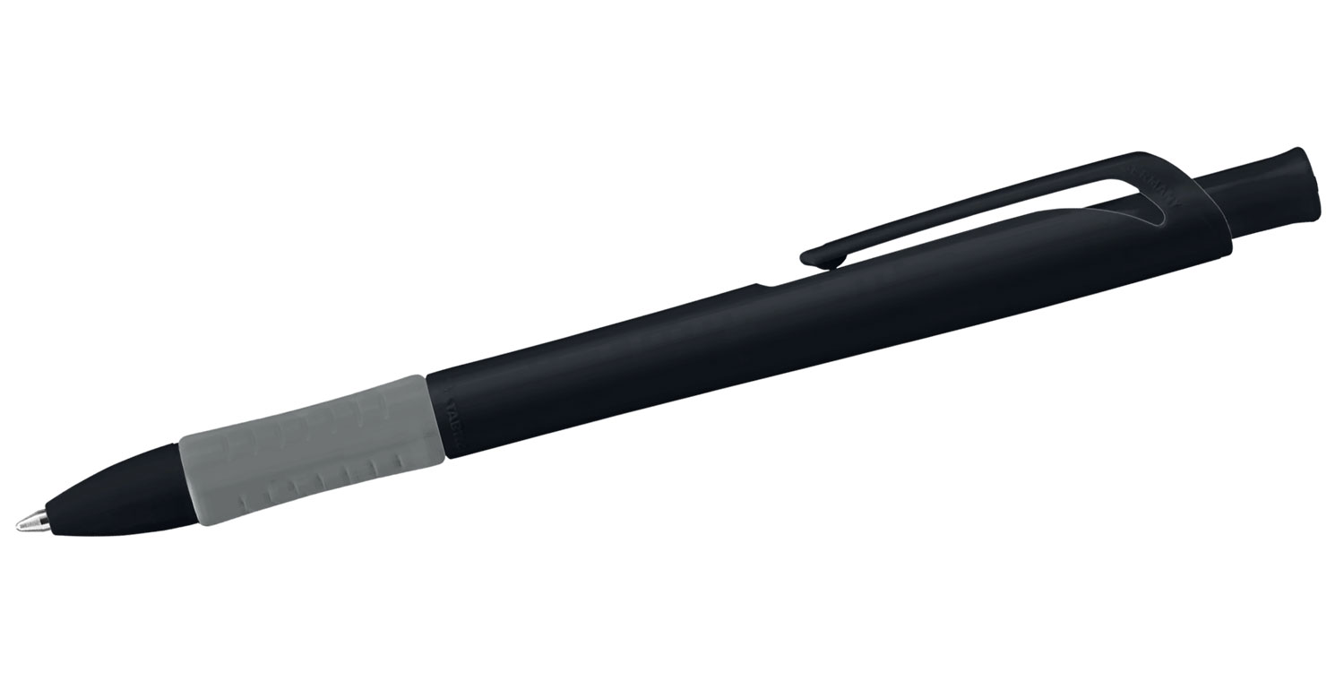 Stabilo-Kugelschreiber-concept-prestige-schwarz-grau
