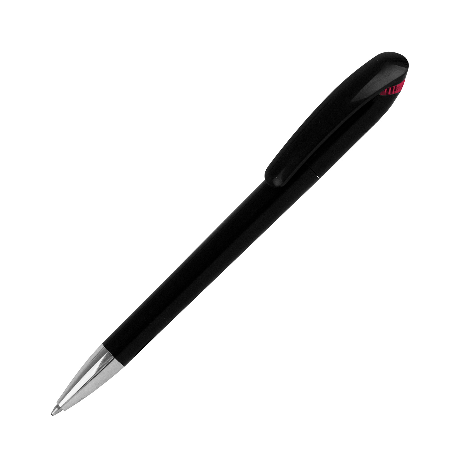 Burger Swiss Pen Kugelschreiber Beo Identity 213 Schwarz - Transparent Abendrot