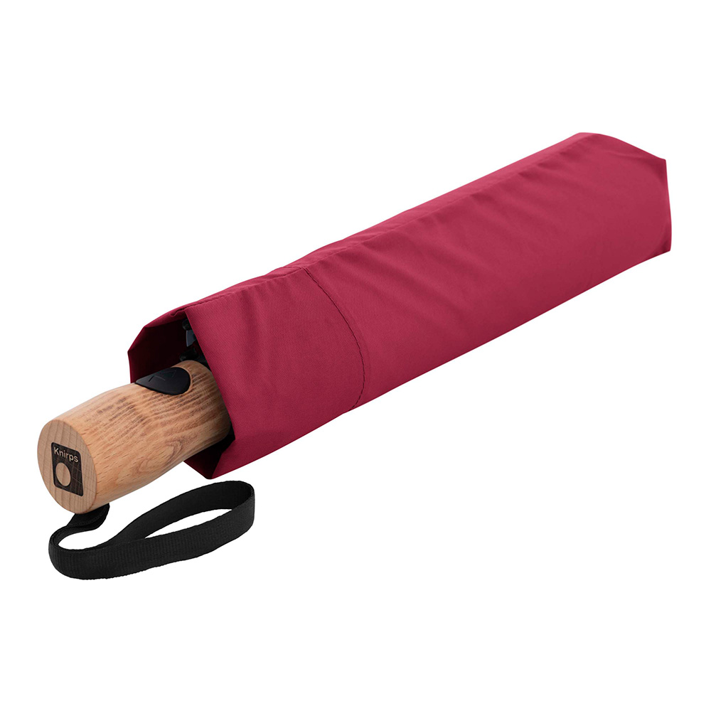 Knirps® Timber Duomatic Taschenschirm Hibiscus